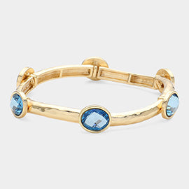 Oval Stone Bracelet
