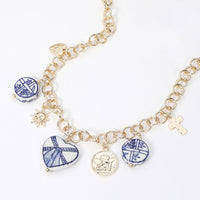 Necklace blue